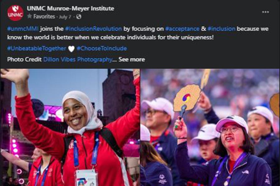 Snip of Facebook post on MMI’s news feed.