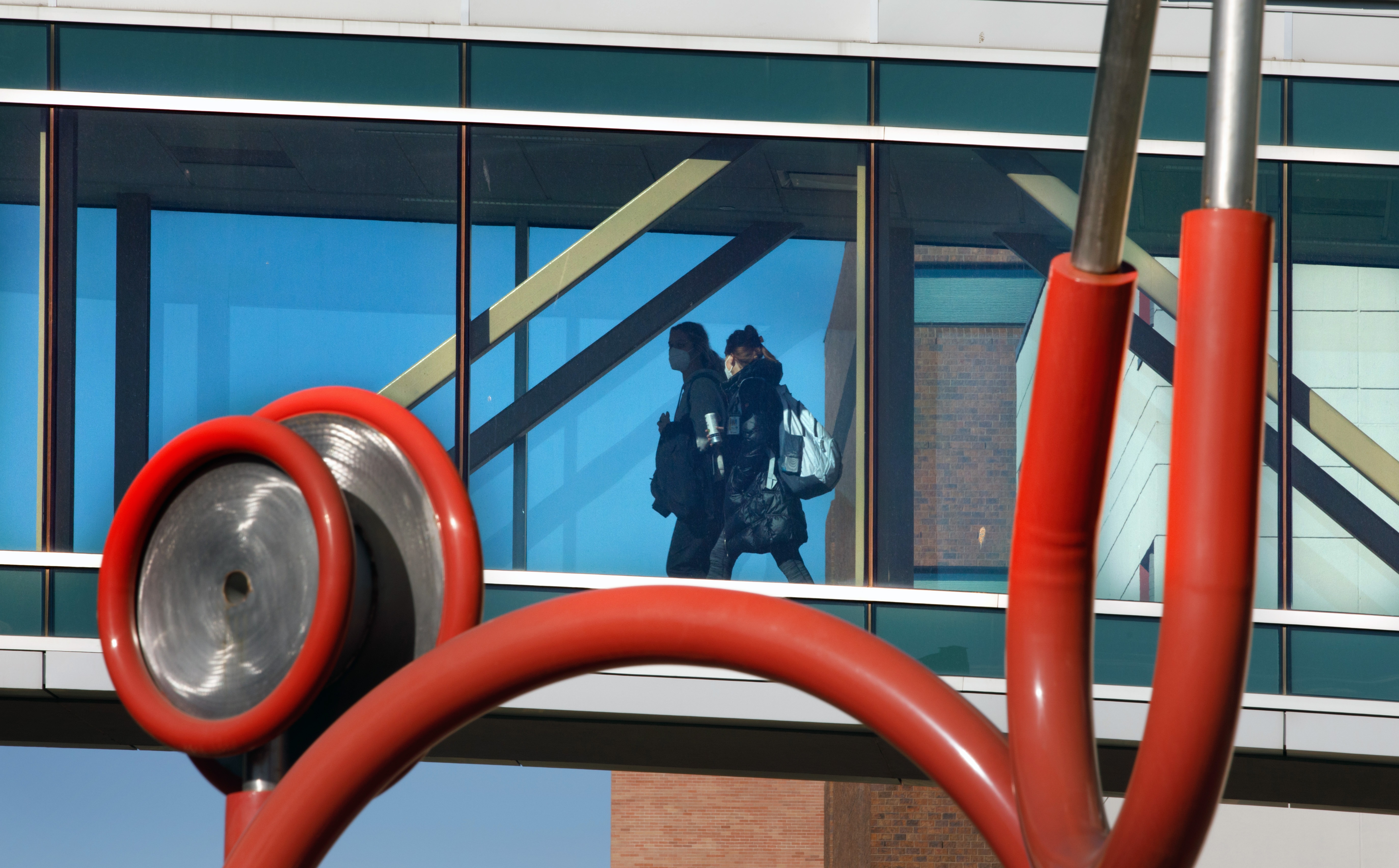 UNMC Campus Walkway Shot