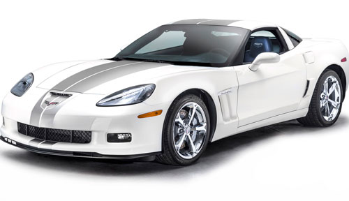 This limited edition Corvette is being raffled off. Tickets are $500; only 1,000 will be sold.