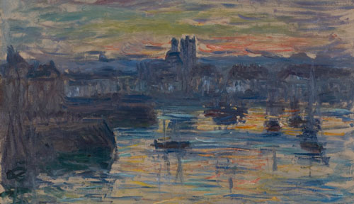 Claude Monet (French, 1840-1926) Port of Dieppe, Evening, 1882, oil on canvas