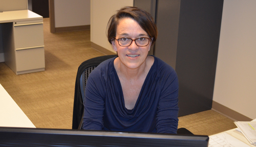 Facilities dispatcher Sheryl Brietzke fields requests for service across all three zones.