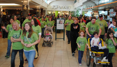 Participants in a previous Walk & Roll for Disabilities event.