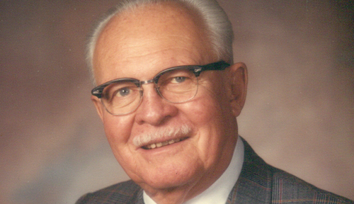 UNMC alumnus Lloyd L. Thompson, M.D. (1911-1987) compiled the collection of medical cartoons on display at the McGoogan this month.