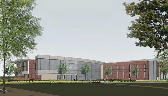 The future Health Science Education Complex on UNK’s campus.