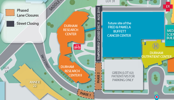 This map shows the phased lane closings set to begin Aug. 13.