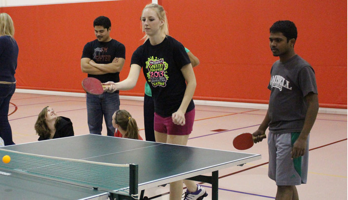 A ping pong tournament will be one of the events marking International Week. Registration is now open for this and other events.
