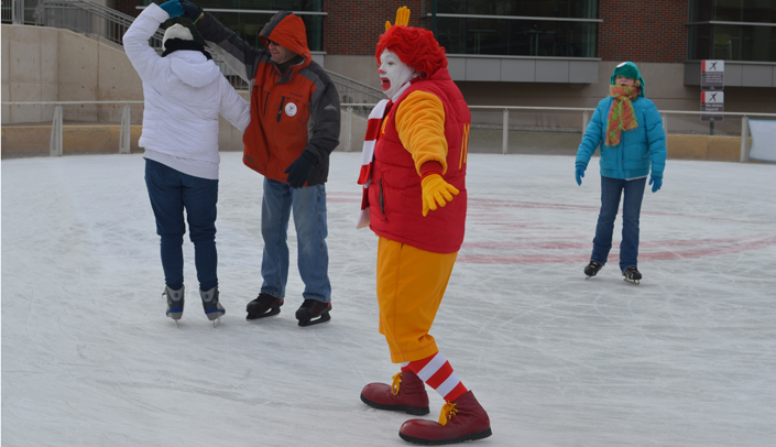 Ronald McDonald will return to the ice at UNMC for Freezin' for a Reason.