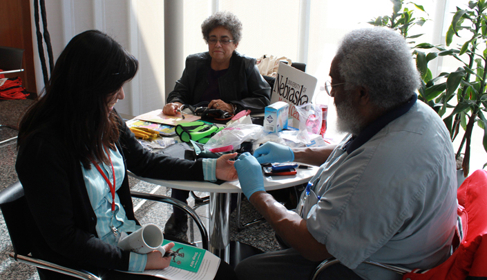 Participants at the 2013 Wellness Fair.