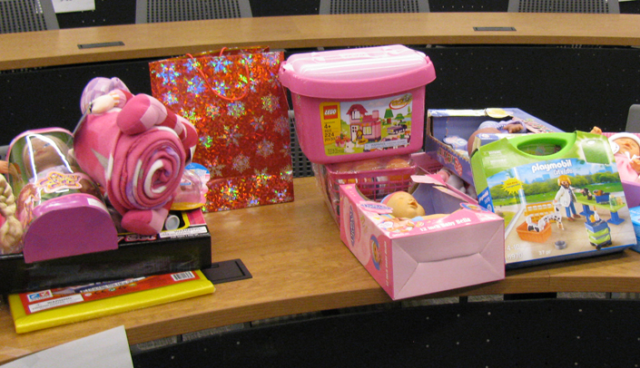 Donations are being accepted at the College of Public Health for Toys for Tots.
