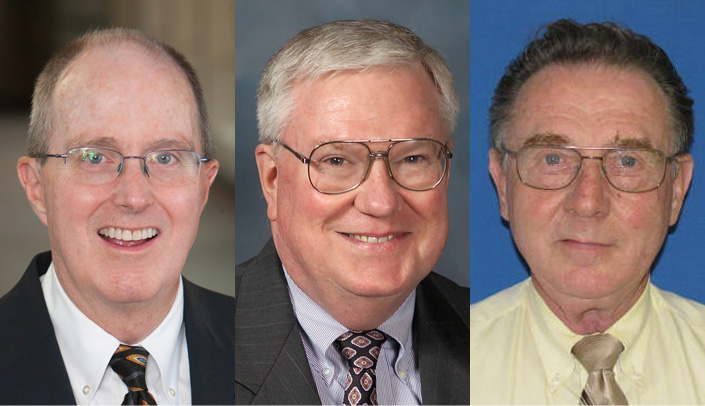 Drs. Jim Chapin, Gordon Todd and Jim Stageman
