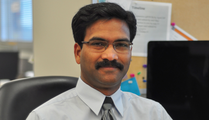 Babu Guda, Ph.D., associate professor and director of the Bioinformatics Systems Biology Core Facility at UNMC