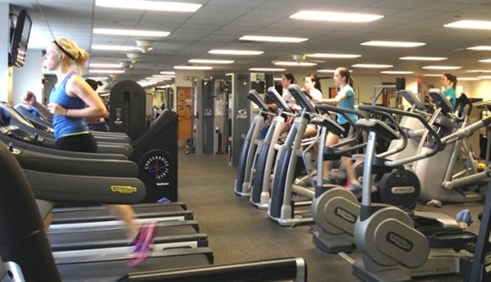 Exercise equipment at the Center for Healthy Living will be relocated to the gymnasium, beginning Wednesday.
