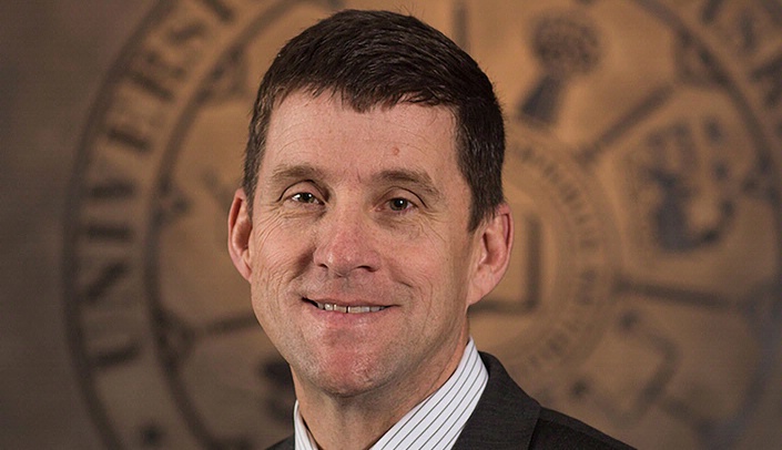 University of Nebraska President Hank Bounds, Ph.D., spoke before the Nebraska Legislature's Appropriations Committee Wednesday.