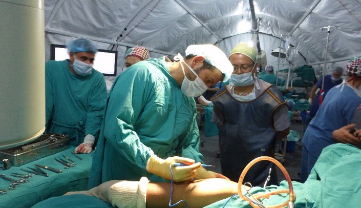 UNMC/Nebraska Medicine orthopaedic surgeon Miguel Daccarett, M.D., worked at the Nepal Orthopaedic Hospital during the last week of May.