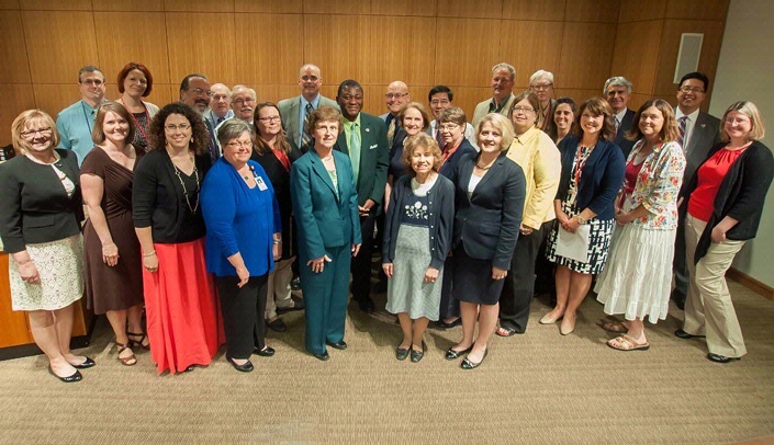 Attendees at the Education Council Strategic Planning Retreat in June.