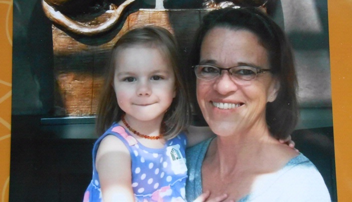 Sheryl Brietzke and her granddaughter, Lily.