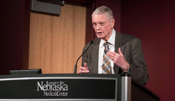 Tom Osborne, Ph.D., will speak at UNMC on Aug. 24.