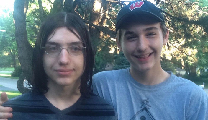 From left, Dakota and Joshua Ray-Price