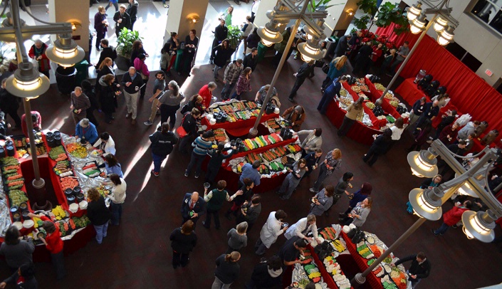 The Chancellor's Holiday Tea was held Wednesday.