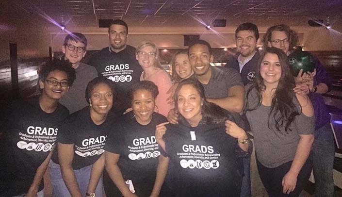 Members of GRADS, Graduates & Professionals Representing Achievement Diversity & Service