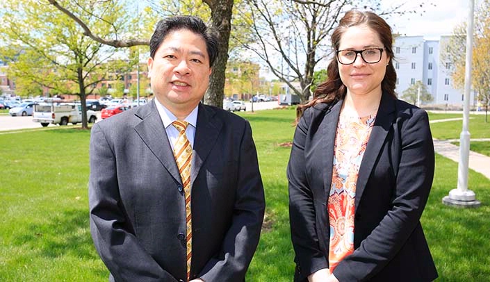 Li-Wu Chen, Ph.D., and Abbey Gregg