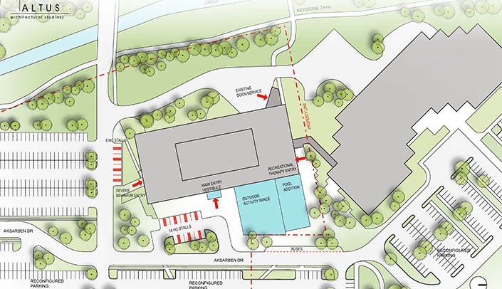 Conceptual drawing of the MMI building project by Altus