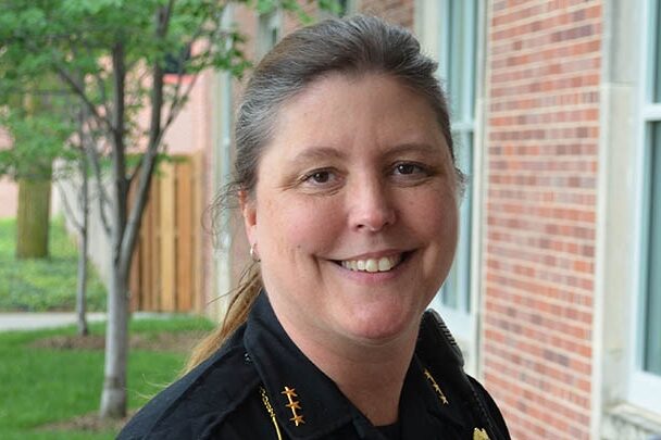 Charlotte Evans&comma; chief of UNMC and University of Nebraska at Omaha Police and Public Safety