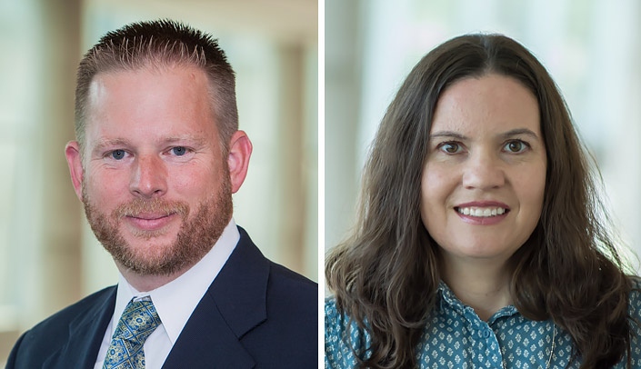 Don Klepser, Ph.D., UNMC College of Pharmacy, and Shannon Maloney, Ph.D., UNMC College of Public Health, are co-principal investigators on the vaccine campaign in the greater Omaha area geared to adolescent-aged children.