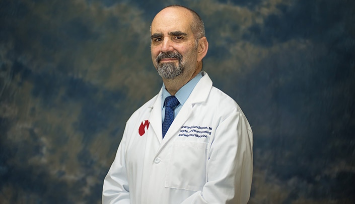 Howard Gendelman, MD, chair and professor of the UNMC Department of Pharmacology and Experimental Neuroscience, will speak at the Society on NeuroImmune Pharmacology virtual workshop April 9.