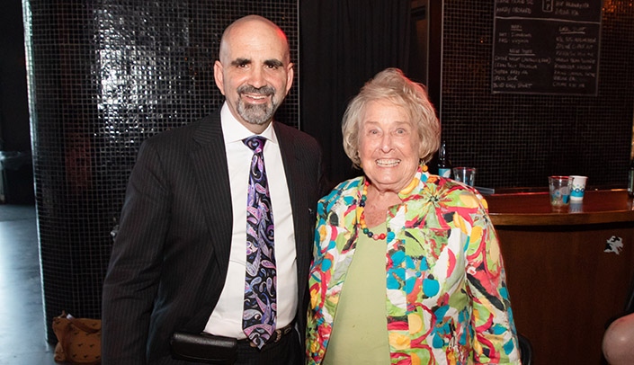 From left, Howard Gendelman, M.D., and Ruth Scott