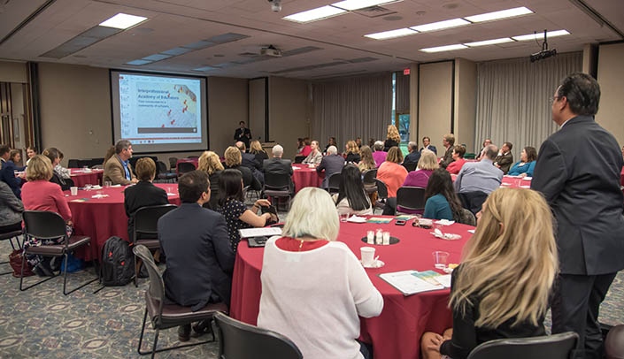 A speaker at last year's Premier Education Event