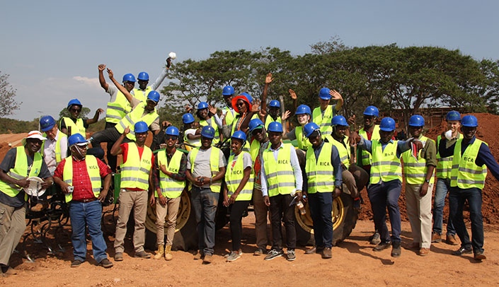 New RICA faculty and staff members took part in the safety training&period;