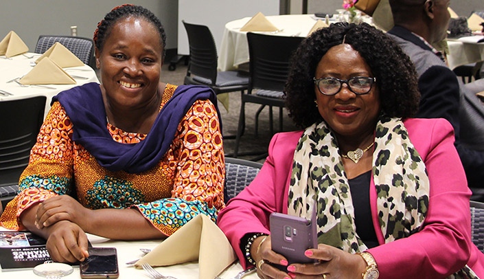 Members of the Nigerian group at the conference