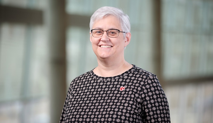 Emily McElroy, dean of the McGoogan Health Sciences Library