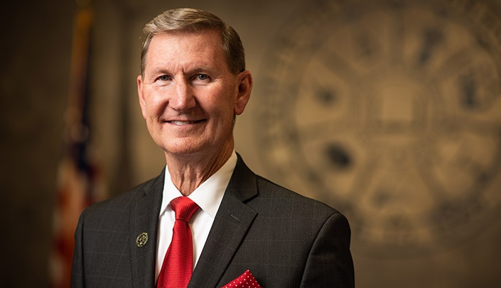 Ted Carter, president of the University of Nebraska