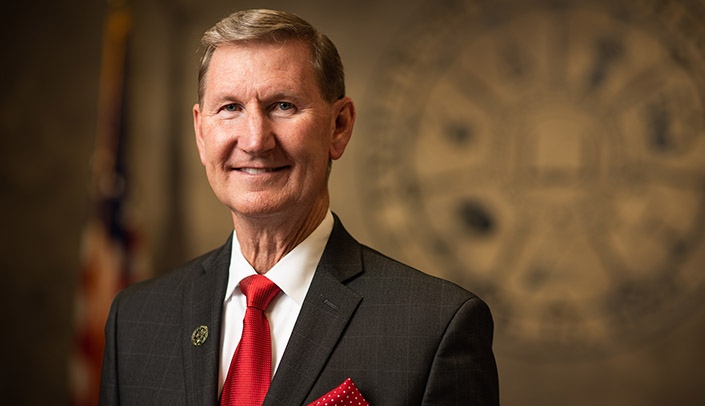 Ted Carter, president of the University of Nebraska