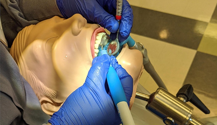 Simulated patient examinations on manikins were initially created as a remediation and re-licensure resource for state dental boards.