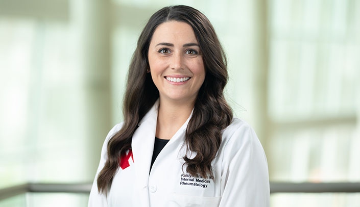Kaitlyn Brittan, MD, will complete her fellowship next month and remain at UNMC.