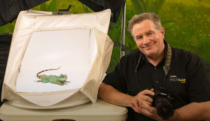"Joel Sartore: Photo Ark" is now on display at the Fred & Pamela Buffett Cancer.