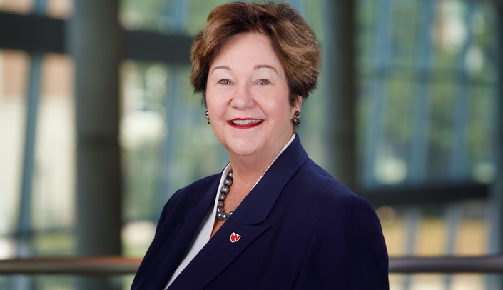 Juliann Sebastian, PhD, dean of the UNMC College of Nursing