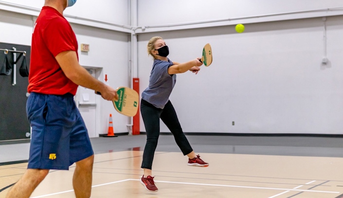 Pickleball is among the fall indoor intramural options.