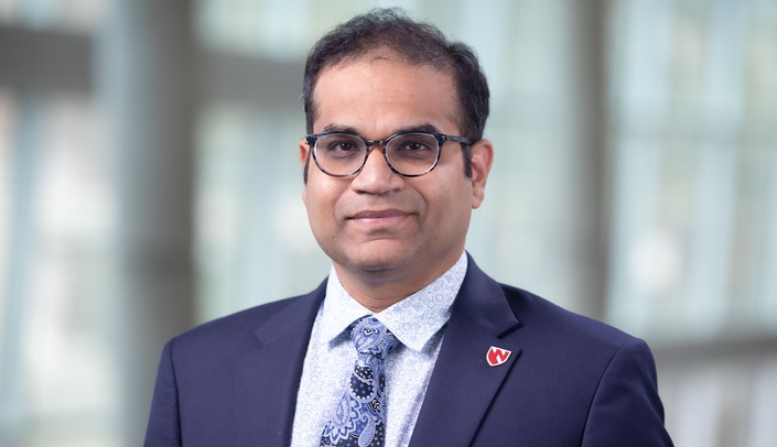 Gurudutt Pendyala&comma; PhD&comma; associate professor in the UNMC Department of Anesthesiology