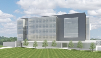 An artist's rendering of the new College of Pharmacy building.