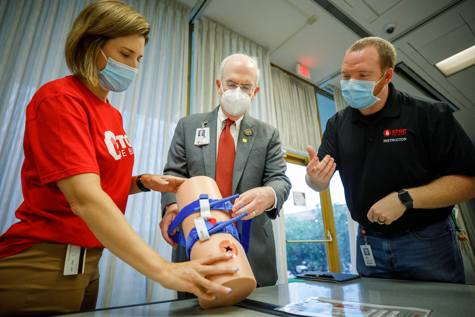 Med center steps forward for stop the bleed training newsroom