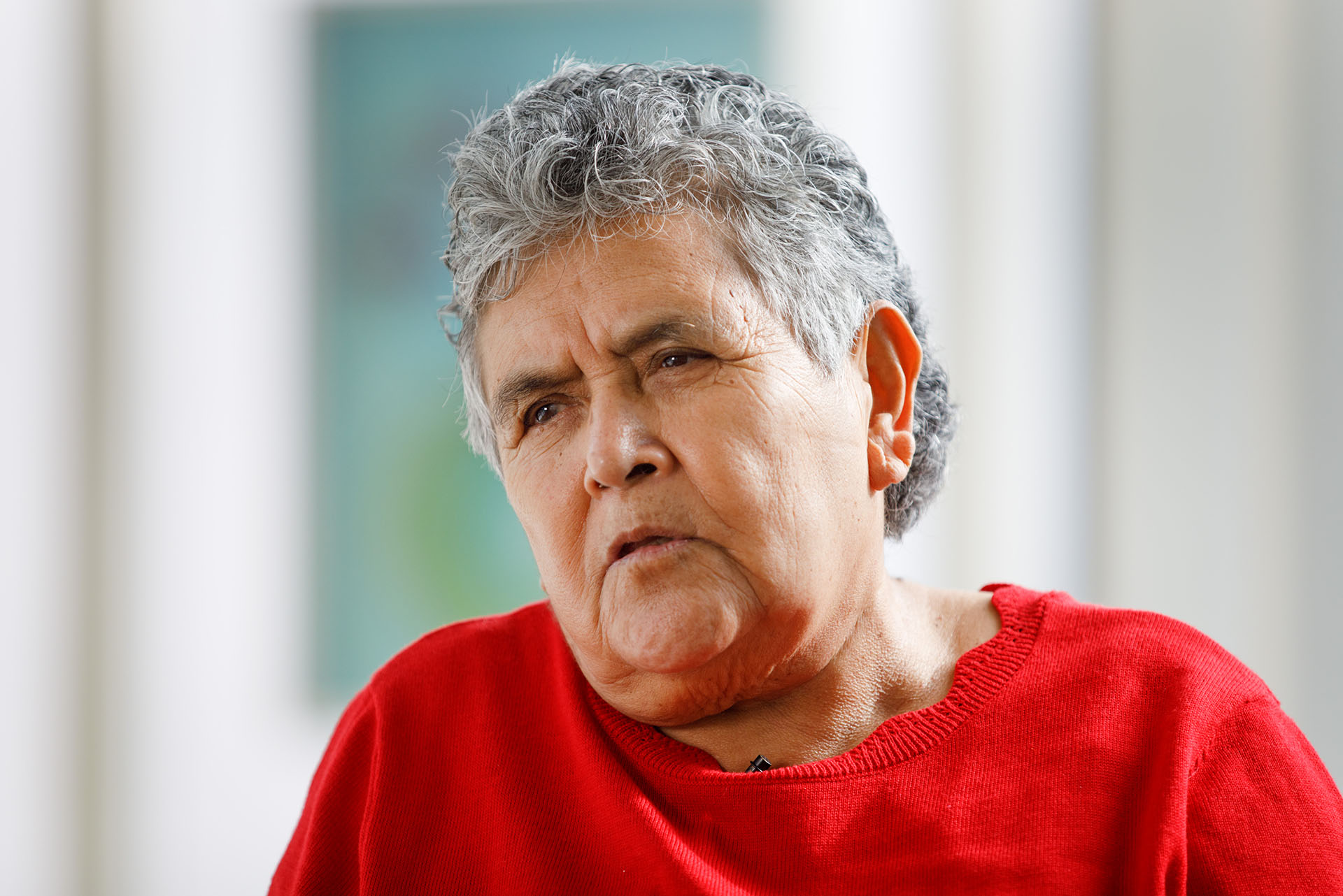 Maria Alvarran of South Sioux City&comma; Nebraska&comma; participates in a clinical trial at UNMC&apos;s Fred and Pamela Buffett Cancer Center&period;