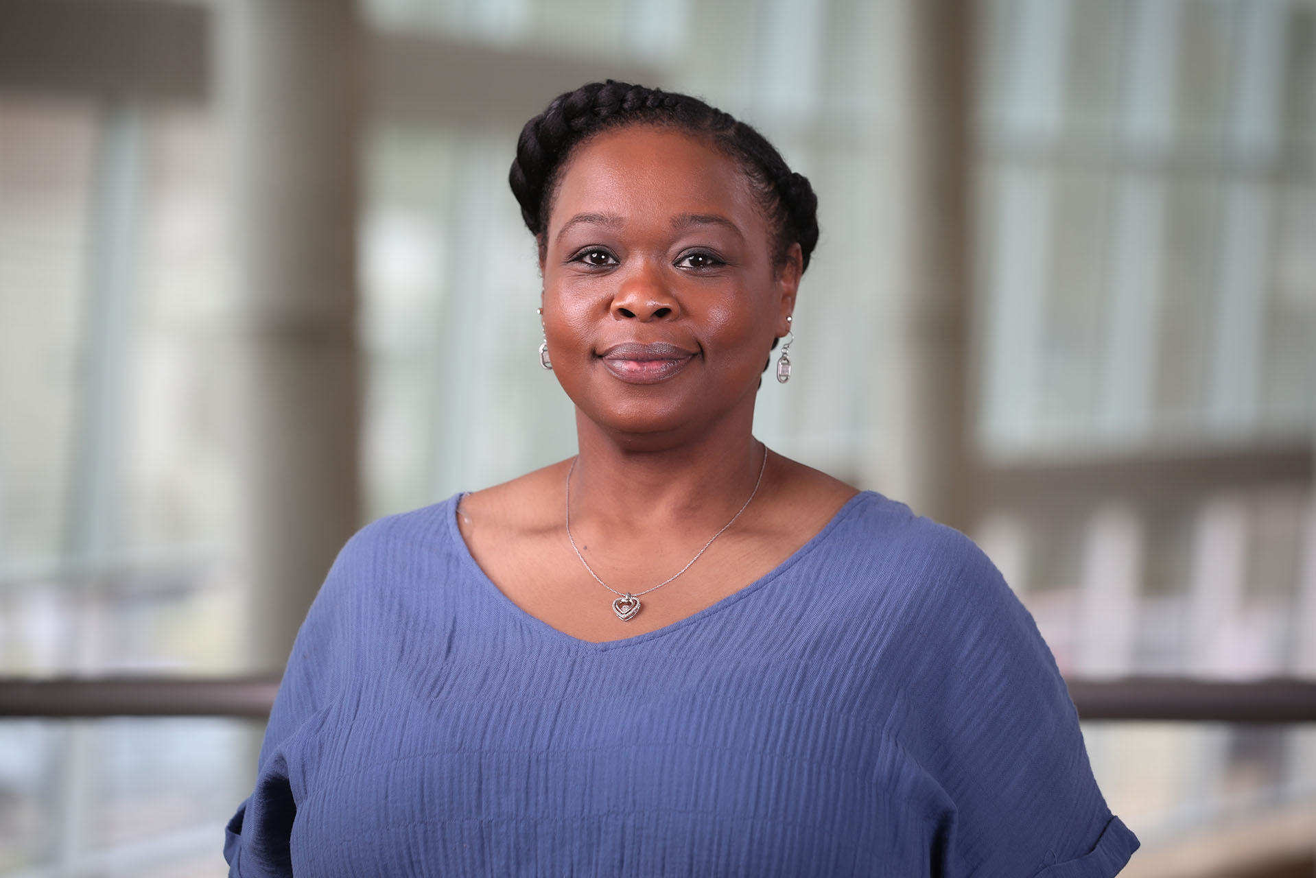 The Munroe-Meyer Institute&apos;s Jacqueline Hankins Barry received the med center&apos;s inaugural Unsung Hero Award&period;
