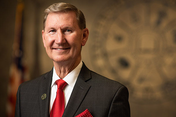 Ted Carter&comma; president of the University of Nebraska System