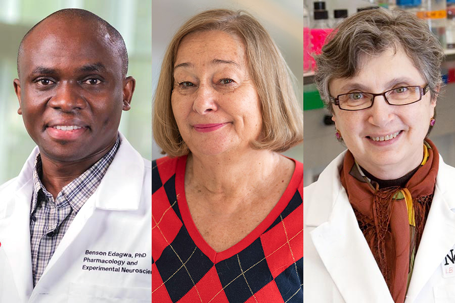 From left&comma; corresponding authors Benson Edagwa&comma; PhD&comma; Natalia Osna&comma; MD&comma; PhD&comma; and Larisa Poluektova&comma; MD&comma; PhD