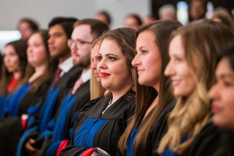 Degree candidates at the May 5 spring honors convocation&period;