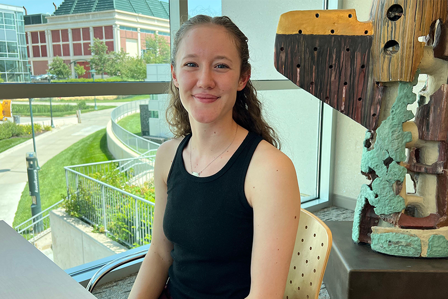 Jueliet Menolascino is a third-generation UNMC student with family ties to the Munroe-Meyer Institute&period;